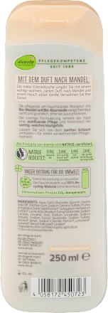 Cremedusche Bio-Baumwolle Bio-Mandel alverde NATURKOSMETIK