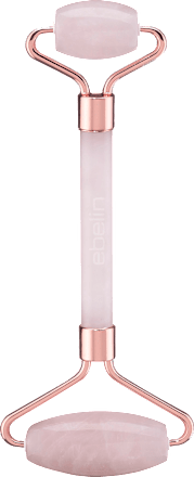 ebelin Gesichtsmassage-Roller aus Rosenquarzstein ebelin