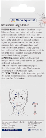 ebelin Gesichtsmassage-Roller aus Rosenquarzstein ebelin