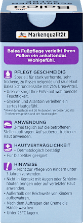 Fußcreme Schrundensalbe 25% Urea Balea