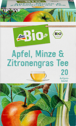 Früchte- & Kräuter-Tee Apfel, Minze & Zitronengras (20 x 2 g) dmBio