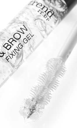 Augenbrauen- & Wimperngel Lash & Brow Fixing Gel transparent trend !t up