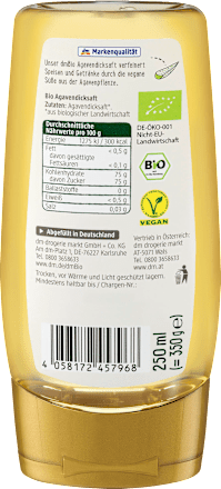 Agavendicksaft dmBio