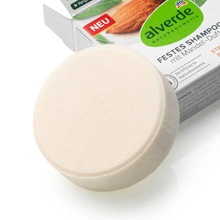 Festes Shampoo mit Mandel-Duft alverde NATURKOSMETIK