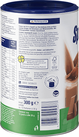 Eiweiß Shake Pulver Schoko-Geschmack, vegan Sportness