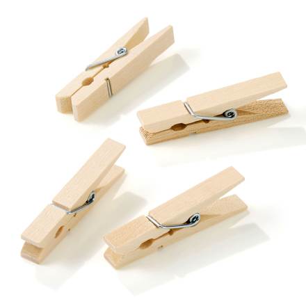 Klammern aus Holz Mini Profissimo