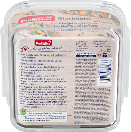 Glasboxen Set Profissimo