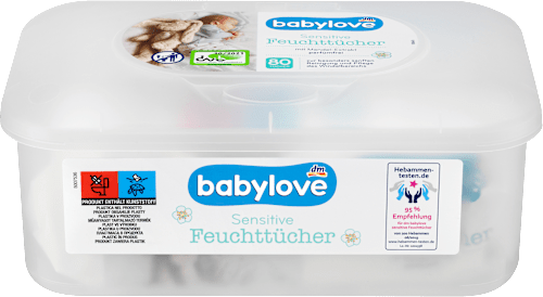 Feuchttücher sensitive Box babylove