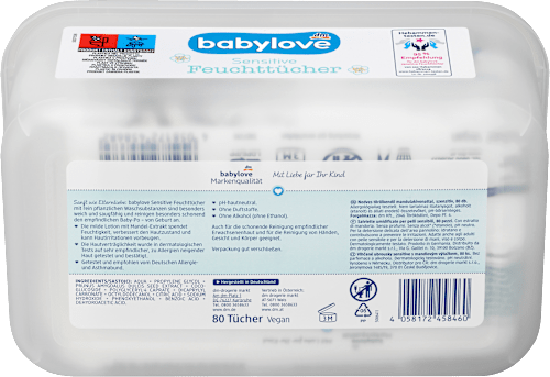 Feuchttücher sensitive Box babylove