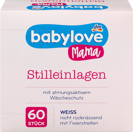 Wkładki laktacyjne, białe babylove Mama