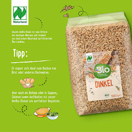 Getreide, Dinkel, Naturland dmBio