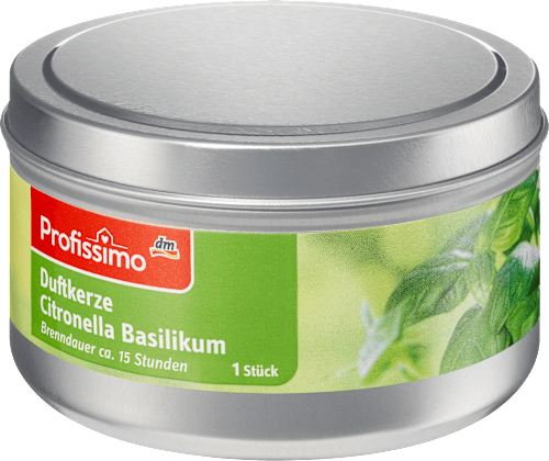 Duftkerze Citronella Basilikum Profissimo