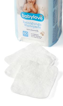Reinigungs-Wattepads 4x60 St babylove