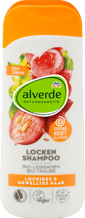 Szampon do włosów kręconych, z bio siemieniem lnianym i bio winogronem alverde NATURKOSMETIK