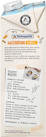 Hafer Drink Vanille dmBio