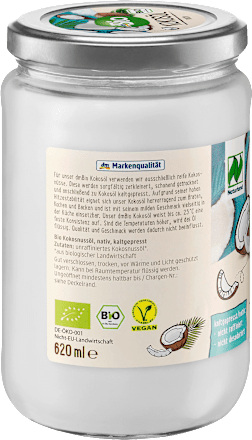 Kokosöl, nativ, Naturland dmBio