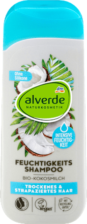 Szampon nawilżający, z bio mleczkiem kokosowym alverde NATURKOSMETIK