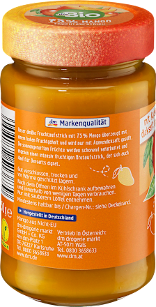 Fruchtaufstrich 75% Mango dmBio