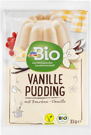 Pudding-Pulver, Vanille, Vanillepudding (3x35g) dmBio