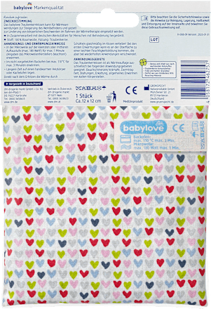 Traubenkernkissen Herzen babylove