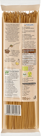 Nudeln, Spaghetti aus Dinkel dmBio