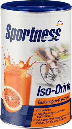 Napój izotoniczny instant, o smaku pomarańczy malinowej Sportness