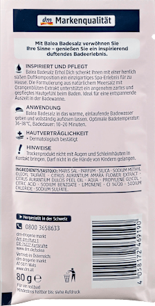 Badesalz Erhol Dich  Balea