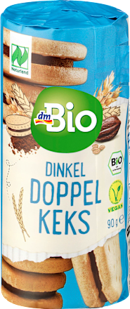 Kekse, Dinkel Doppelkeks Kakao, Mini, Naturland dmBio