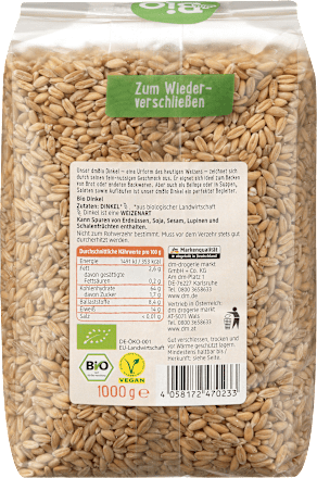 Getreide, Dinkel, Naturland dmBio