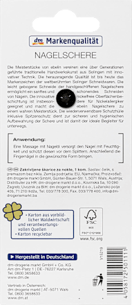 Nożyczki do paznokci zagięte Professional ebelin PROFESSIONAL