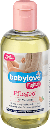 Ápoló olaj mandulaolajjal babylove Mama