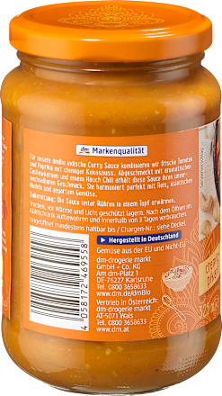 Bio Indiai curry szósz dmBio