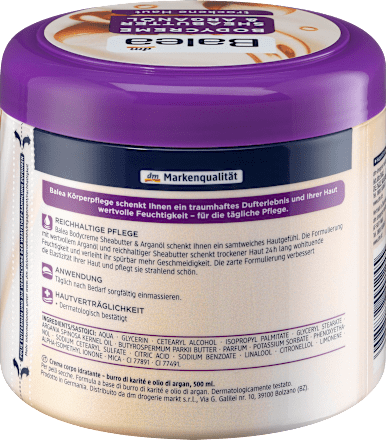Pflegecreme Sheabutter & Arganöl Balea