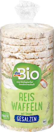 Ryžové chlebíky so sezamom, slané  dmBio
