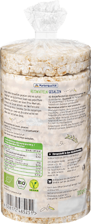 Reiswaffeln, Sesam gesalzen dmBio