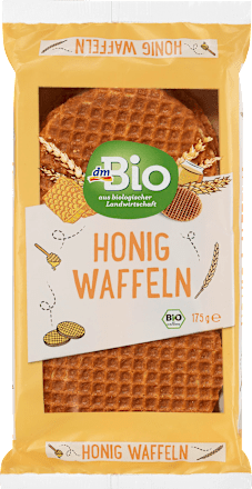 Wafle przekładane miodem dmBio