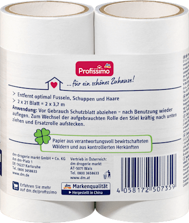 Wkłady do rolki do czyszczenia ubrań Profissimo