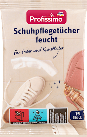 Schuhpflegetücher feucht Profissimo