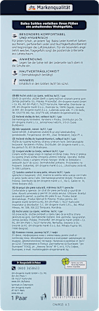 Leder Einlegesohlen Gr. 36/37 (1 Paar) Balea