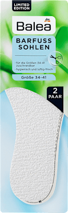 Barfuß Einlegesohlen Gr. 34-41 (2 Paar) Balea