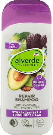 Szampon regenerujący, z bio olejkiem awokado i bio masłem shea alverde NATURKOSMETIK