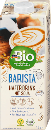 Ovsený nápoj so sójou Barista dmBio
