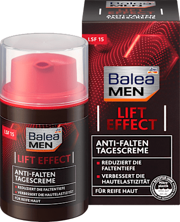 Anti Falten Gesichtscreme Lift Effect LSF 15 Balea MEN