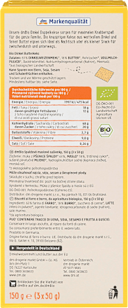 Dinkel Butterkeks dmBio