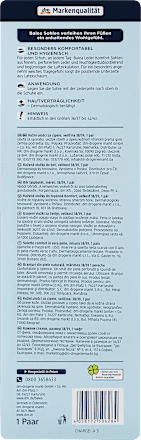 Leder Einlegesohlen Gr. 38/39 (1 Paar) Balea