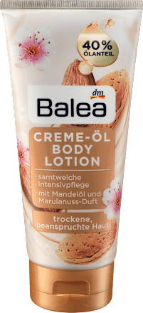 Bodylotion Creme-Öl mit Mandelöl  Balea