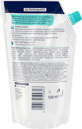 seifenfreie Waschlotion, hautneutral, Nachfüllpack Balea med