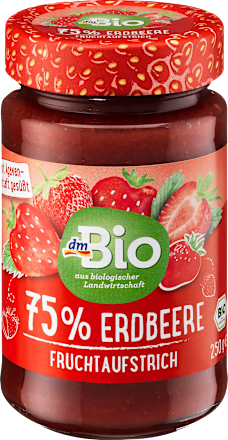 Produkt owocowy truskawkowy 75 % dmBio