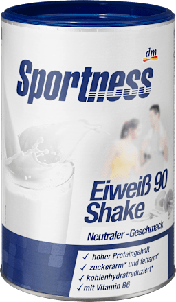 Eiweiß-Shake Pulver 90, neutraler Geschmack Sportness
