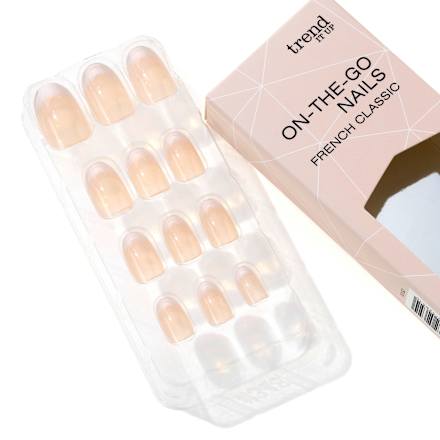 Sztuczne paznokcie On-The-Go Nails French Classic trend !t up